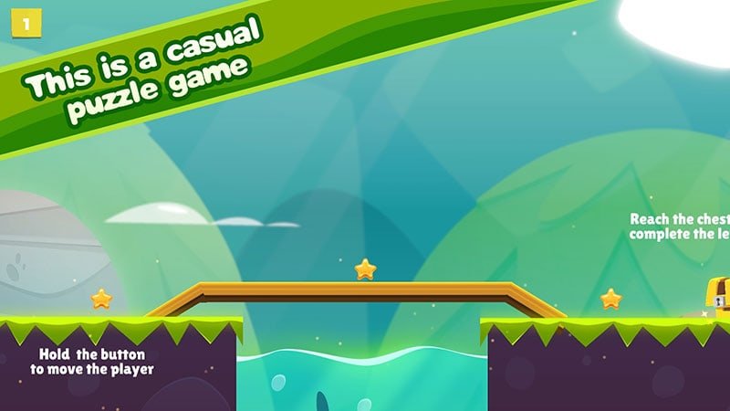 Physics based ball rolling game