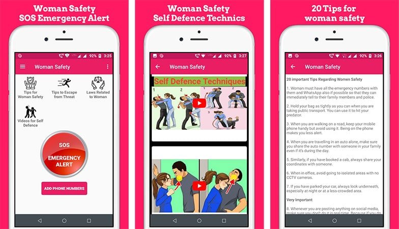 SOS Safety app for Women