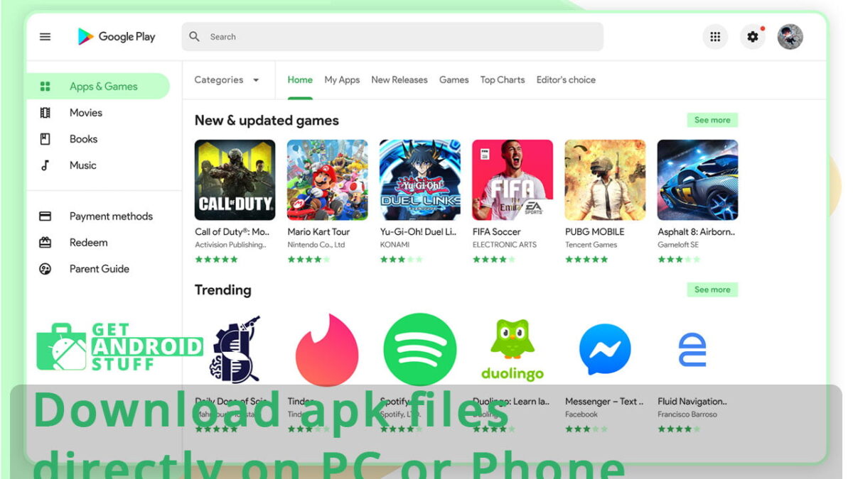 APK Leecher to download apk files for PC