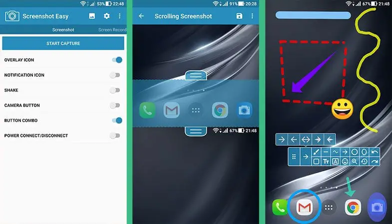 Most common ways & Apps to Take Screenshot on Android phones or tablets