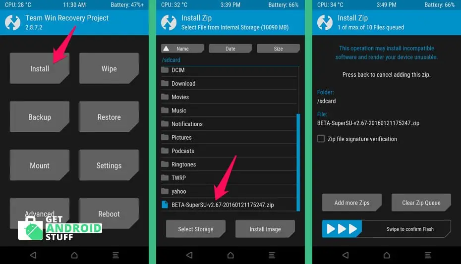 How To Use Superuser And Supersu For Android Rooting Get Android Stuff