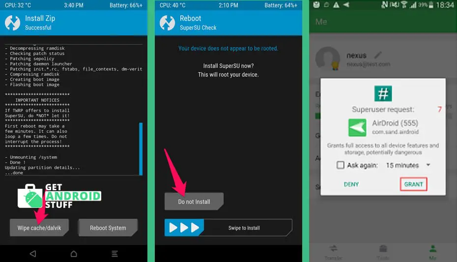 How to install SuperSU on android