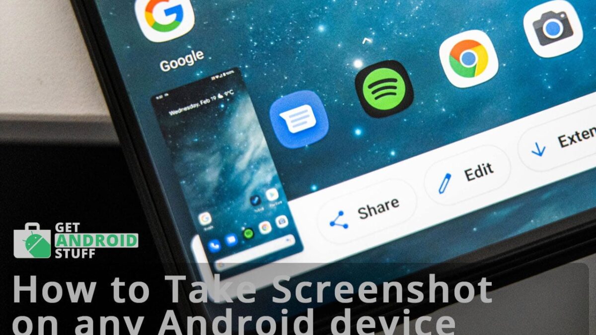 Take Screenshot on Android phone or tablet