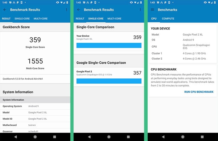 Geekbench 5 android app