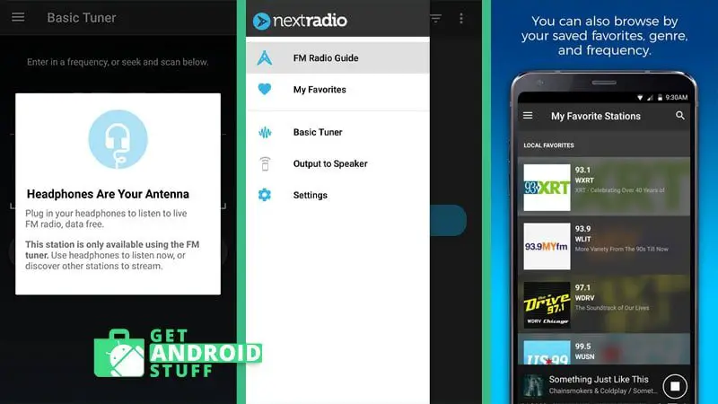 NextRadio offline radio for android