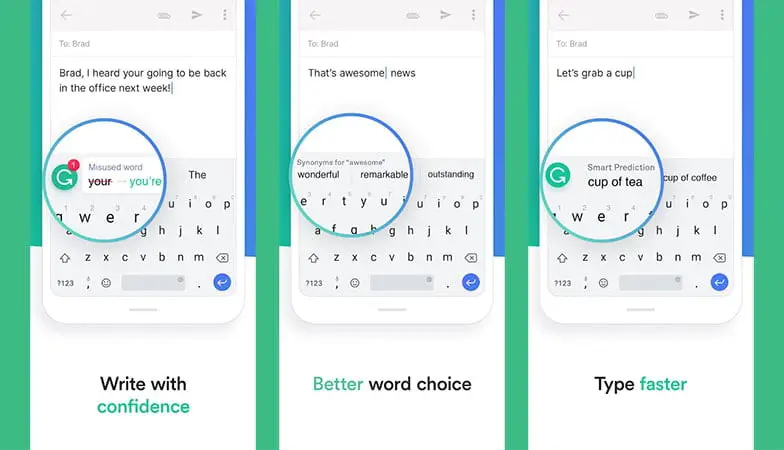 Grammarly Keyboard for android
