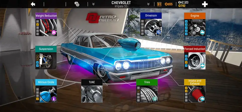 Nitro Nation Drag & Drift racing app