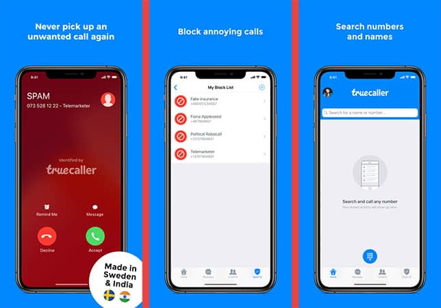 Truecaller Identify Spam call on iphone