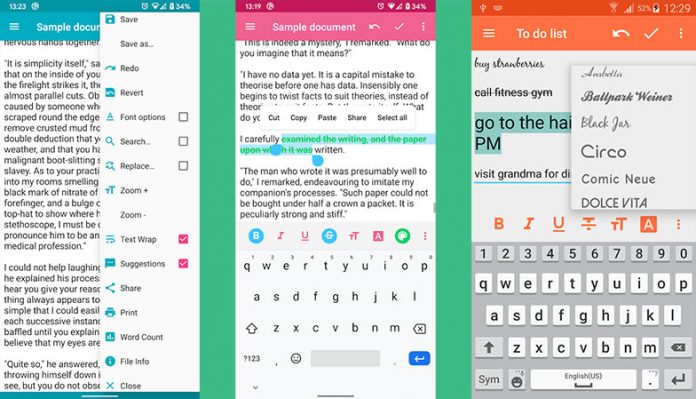 document editor for android