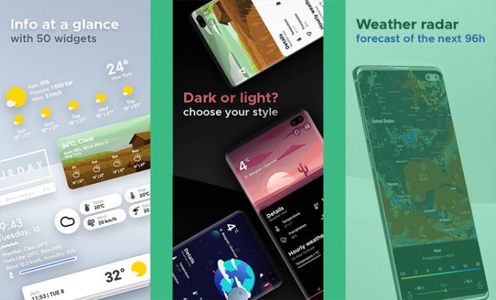 15 Best Free Android Weather Widgets in 2021 | Get Android Stuff