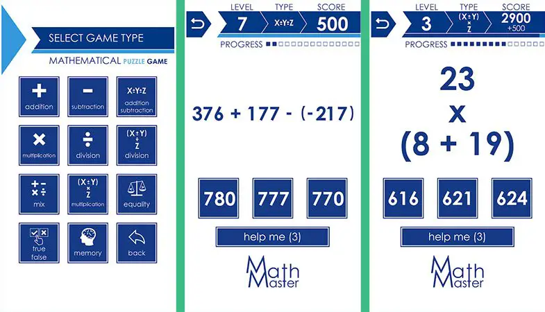 Math Master android math game
