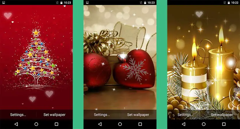 Christmas Live Wallpaper HD app