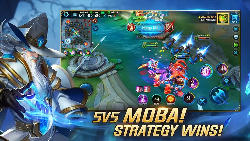 Heroes Evolved android moba game