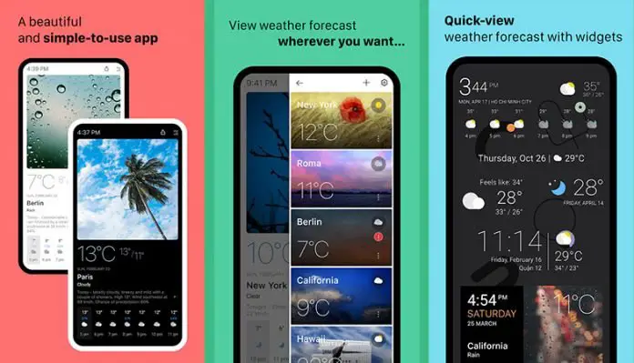 12 Free Best Weather App for Android in 2021 | Get Android Stuff