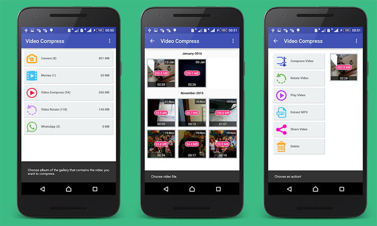 Video Compress app for android