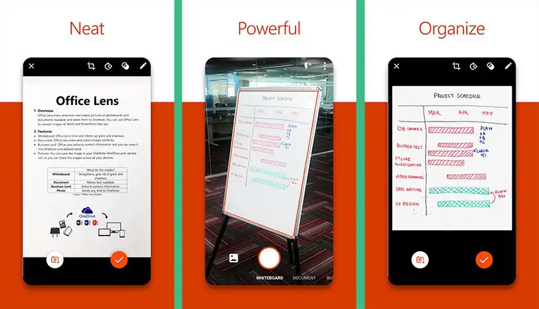 Microsoft Office Lens app to scan photo