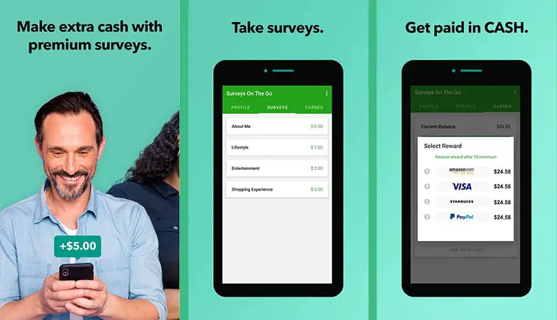 Surveys On The Go online earning app