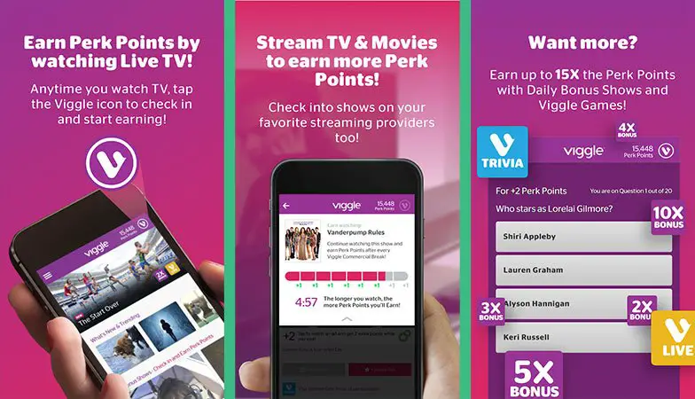 Viggle - earn money by watching tv and listening music