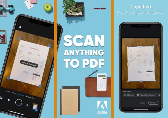 Adobe Scan- Mobile PDF Scanner app