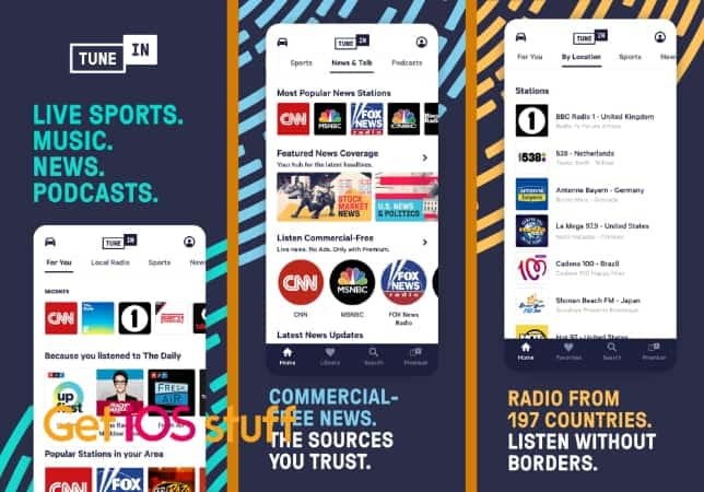 TuneIn Radio- News & Podcasts app