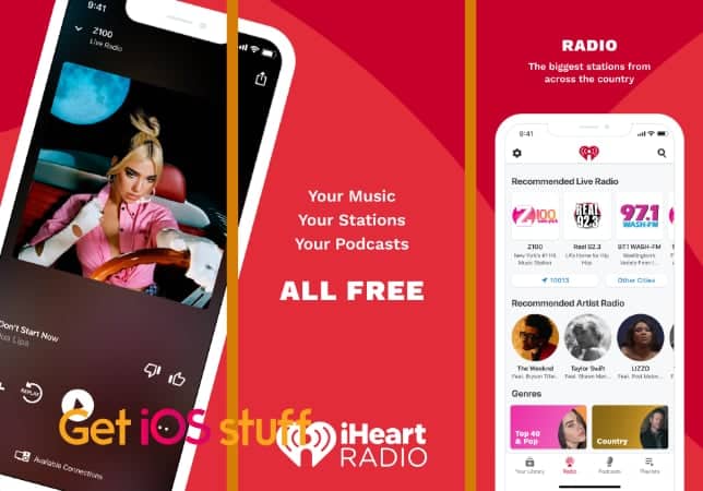 iHeart- Radio, Music, Podcasts app for iPhone