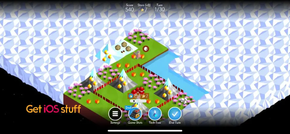 Battle of Polytopia turn based strategy game for iPad