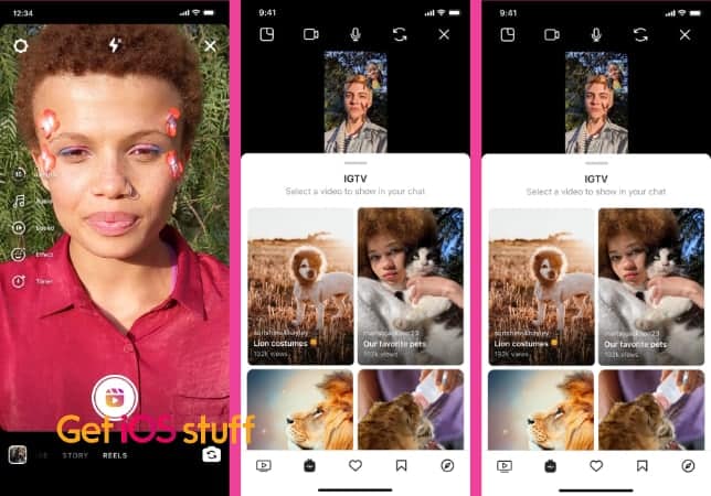 Instagram for iphone as selfie app