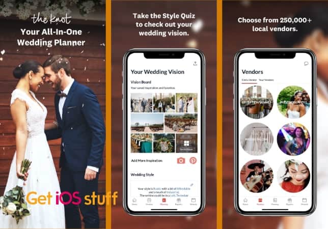 The Knot Wedding Planner app for iphone