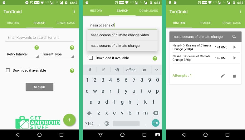 TorrDroid Torrent Downloader an dsearch