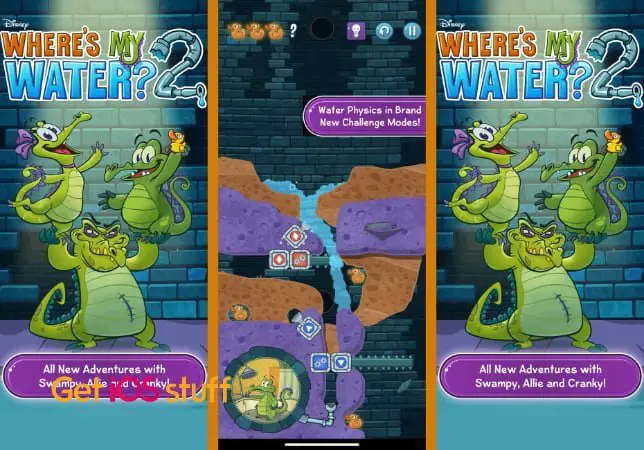 Where's My Water puzzle for iOS