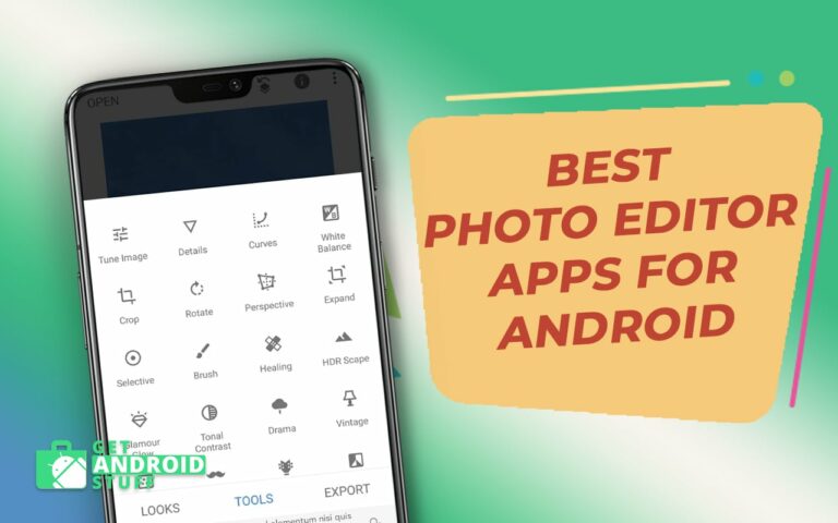 top 5 photo editing apps for android free