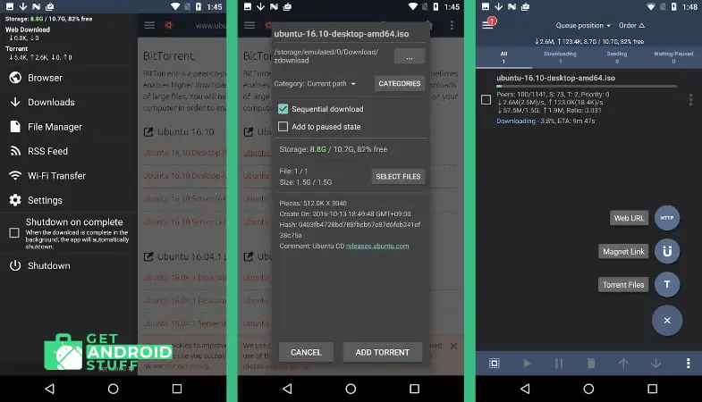 zetaTorrent - Torrent App for android
