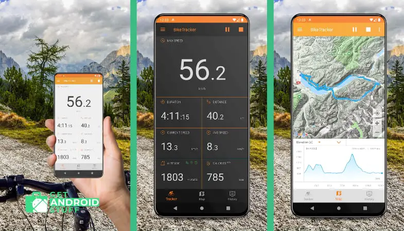 Bike Tracker - bike speedometer app for android