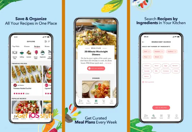 Food Network Recipes, how-tos & meal plans app