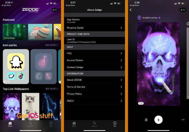 ZEDGE Wallpapers app for Backgrounds & Live Wallpapers