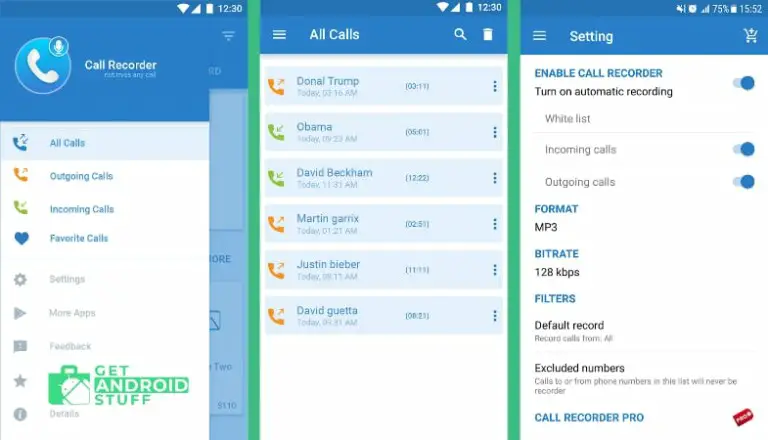 10 Best Call Recorder Apps for Android | Get Android Stuff