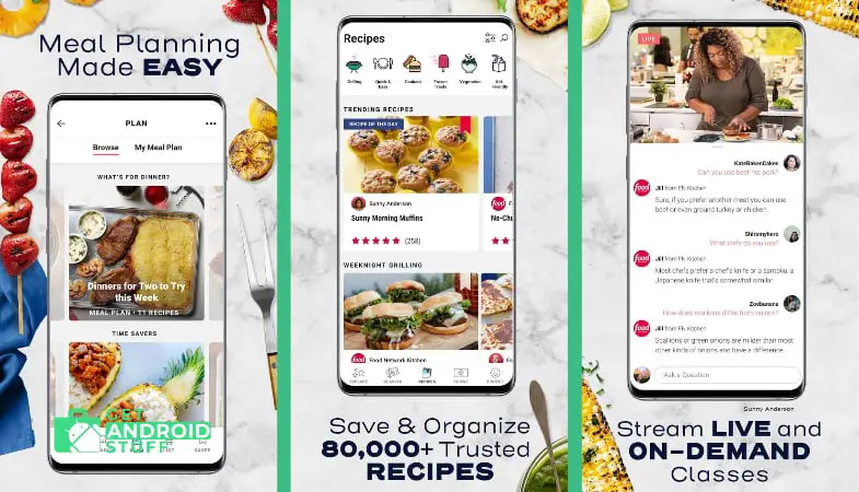 Food Network Kitchen app for holiday