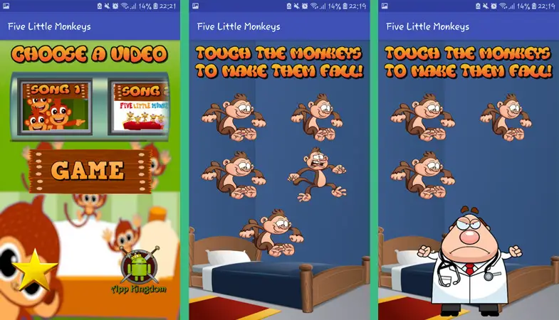 Five Little Monkeys baby app
