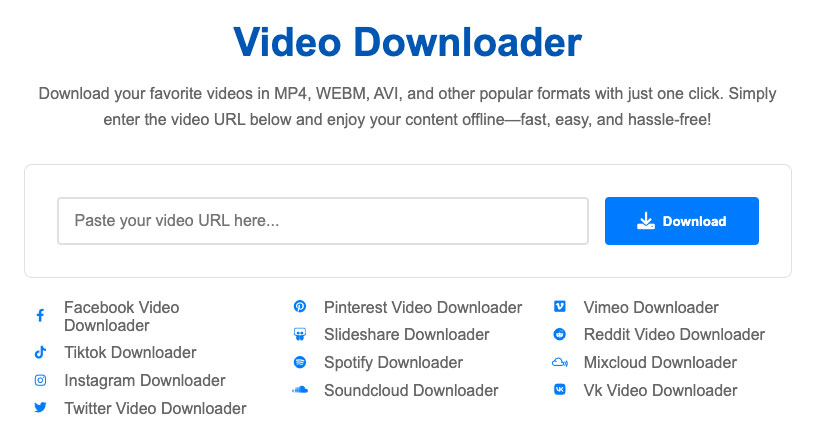 Orbit Video Downloader