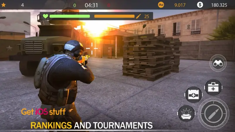 Army gun shooter online PvP for iOS