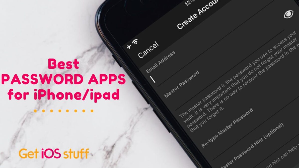 Best PASSWORD APPS for iPhone/ipad
