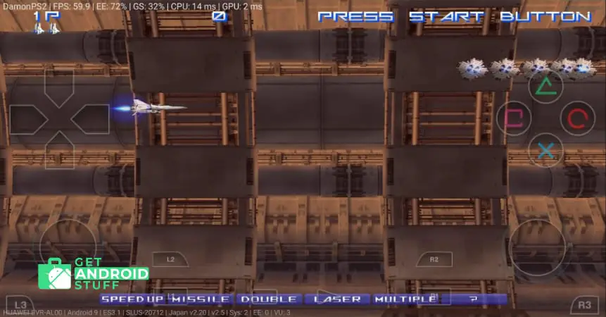 Screenshot of DamonPS2 Pro 64bit - PS2 Emulator