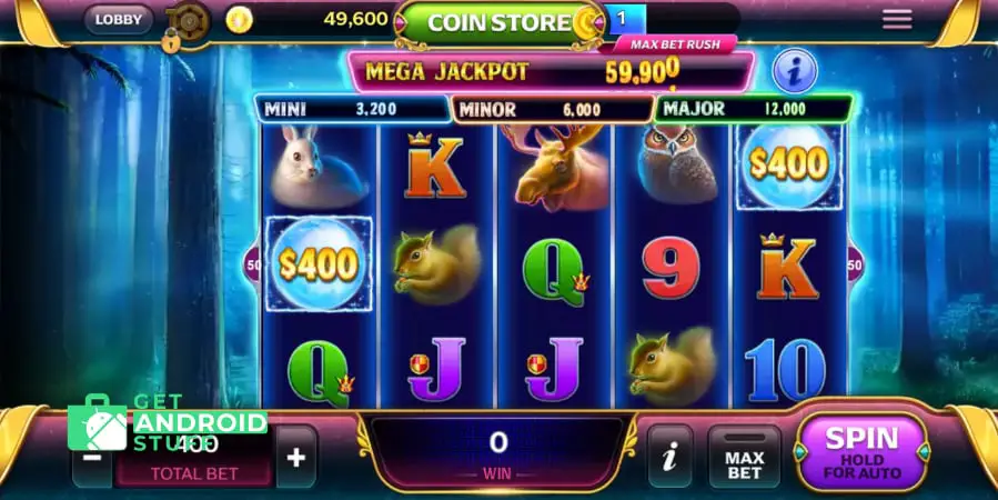 Screenshot of Caesars Slots mobile casino game