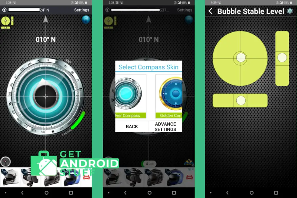 Screenshot of Compass 360 Pro Free app