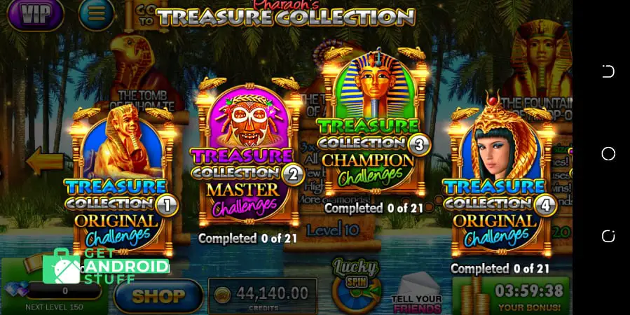 Screenshot of Pharaoh's Way Casino Games