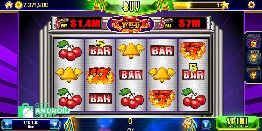 Screenshot of Quick Hit Casino Slot mobile game