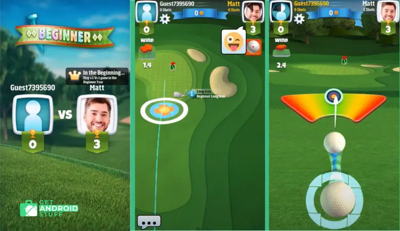 Screenshot of Golf Clash game for android