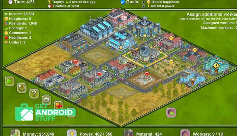 Screenshot of Megapolis- City Building Sim android game