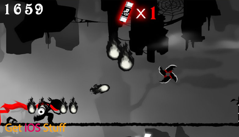 Screenshot of Ninja Must Die Free iPhone game