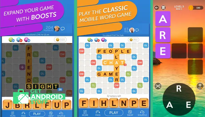 Screenshot of Words with Friends Word Puzzle game